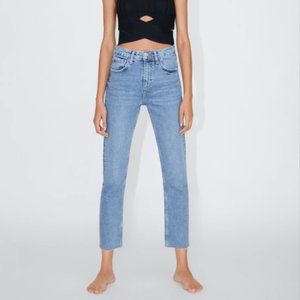 ZARA SLIM FIT HI-RISE FAY JEANS